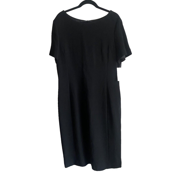 Albert Nipon Womens Size 16 NEW Little Black Dress Classic Casual Office Work - Picture 15 of 15